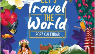 Let's Travel The World Mini Calendar 2027
