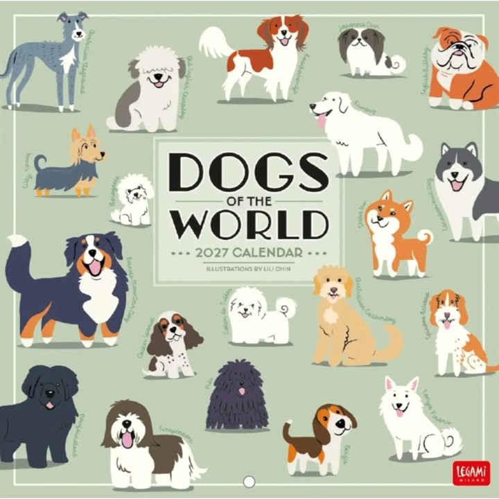 Dogs Of The World Calendar 2027