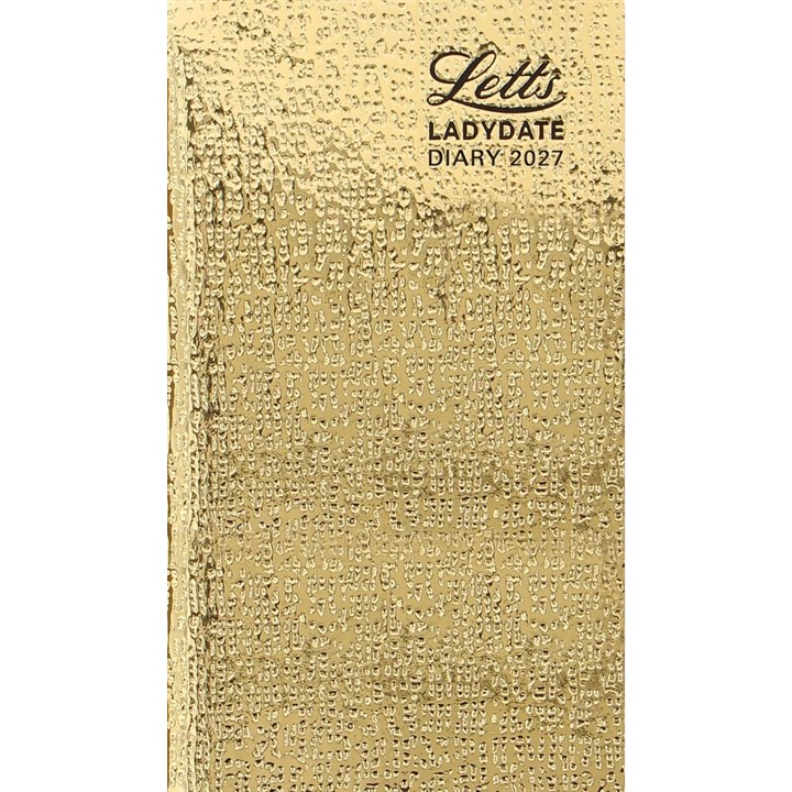 Gold Letts Ladydate Slim Diary 2027