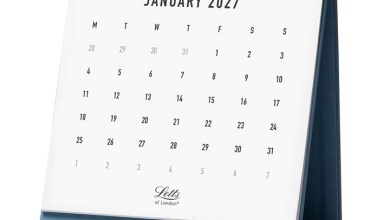Conscious Ocean Easel Desk Calendar 2027