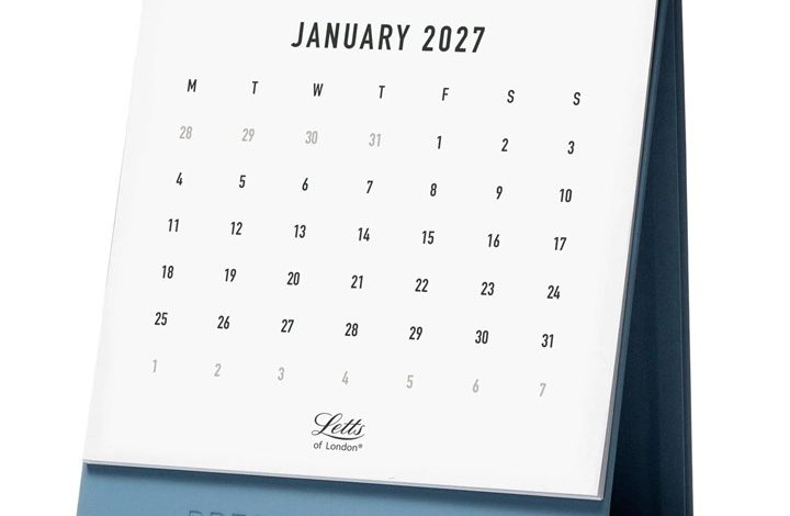 Conscious Ocean Easel Desk Calendar 2027