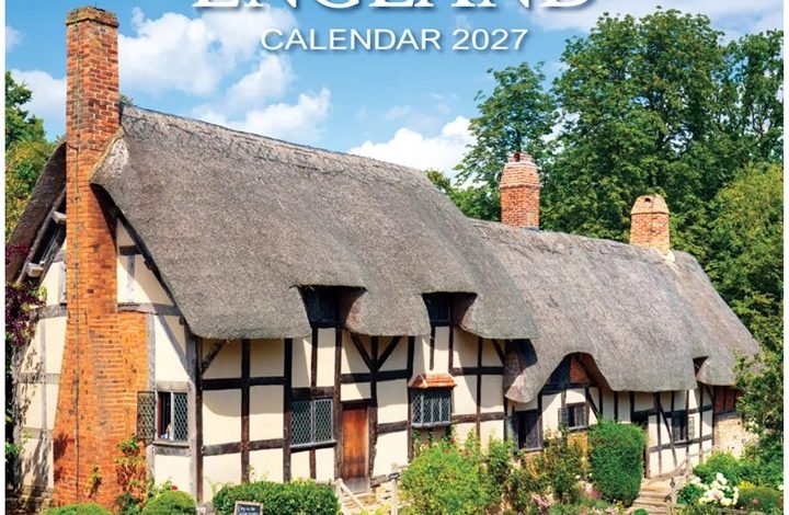 Beautiful England Calendar 2027