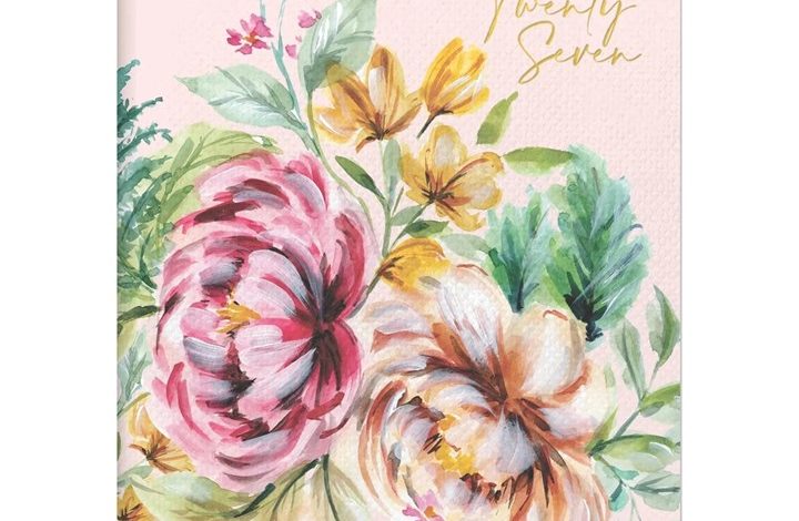 Bella Flora Monthly A6 Diary 2026 - 2027