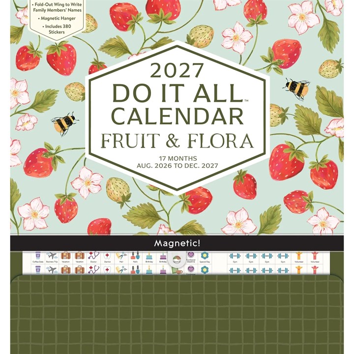Do It All, Fruit & Flora Family Planner 2026 – 2027