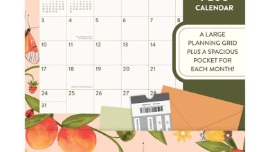 Fruit & Floral Deluxe Pockets Plus Deluxe Calendar 2027
