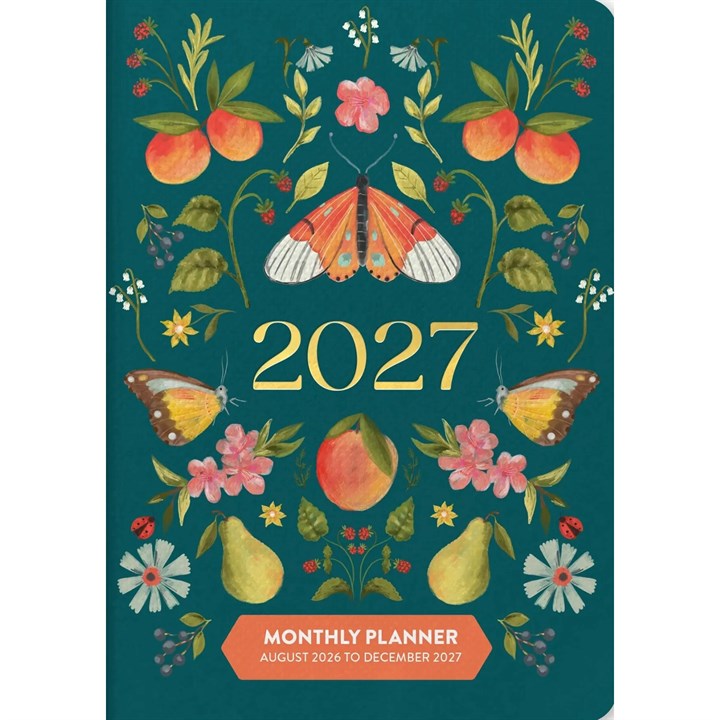 Fruit & Flora Monthly A6 Diary 2026 – 2027