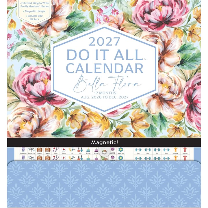 Do It All, Bella Flora Family Planner 2026 – 2027