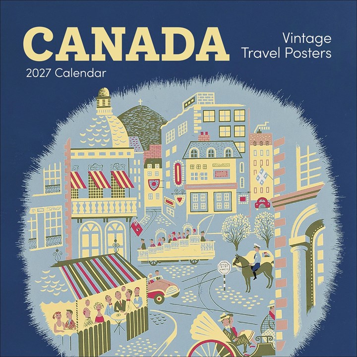 Canada, Vintage Travel Posters Calendar 2027