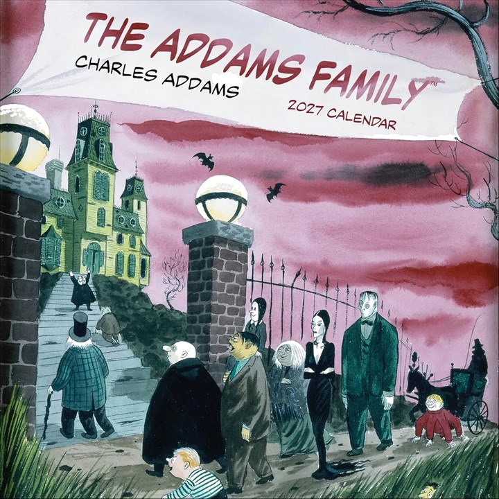 Charles Addams, The Addams Family Calendar 2027