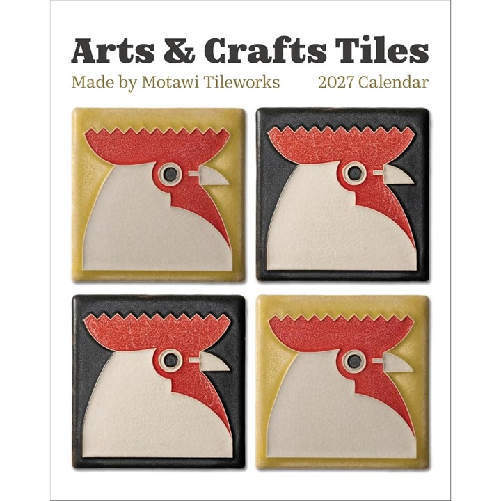Motawi Tileworks, Arts & Crafts Tiles Mini Calendar 2027