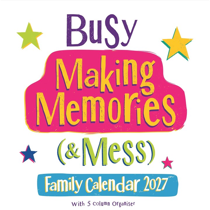 Bright Side, Busy Making Memories Family Organiser 2027
