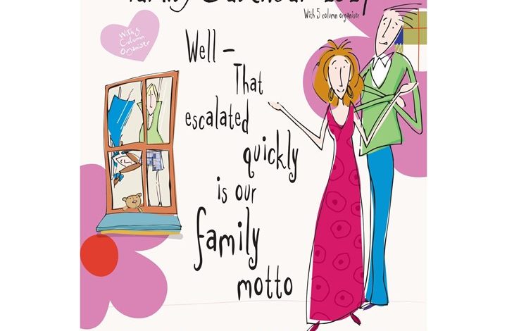 Born To Shop A3 Family Organiser 2027