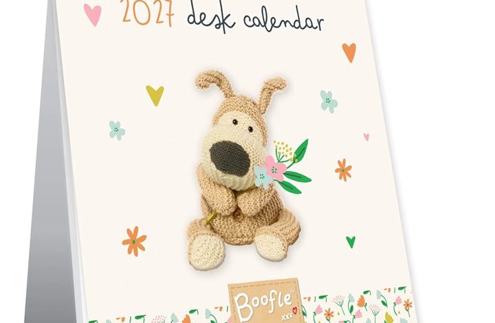 Boofle Easel Desk Calendar 2027
