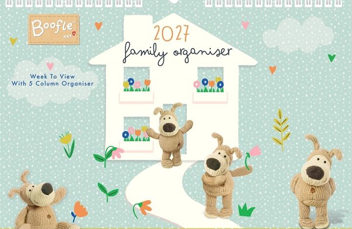 Boofle A4 Family Organiser 2027