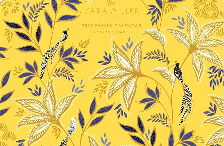 Sara Miller Family Planner 2027