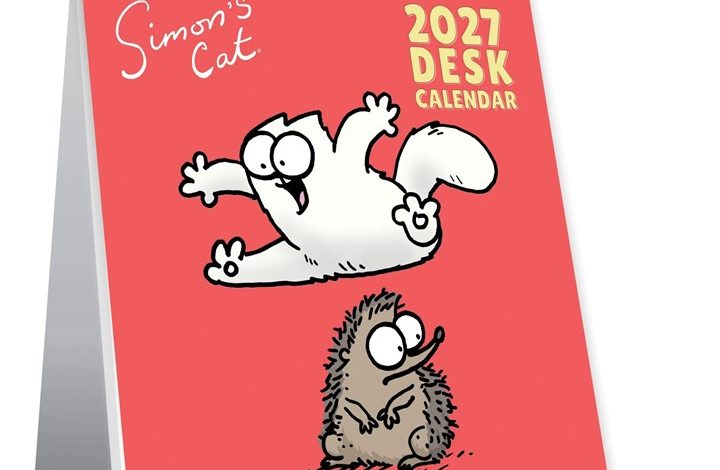 Simon's Cat Easel Desk Calendar 2027
