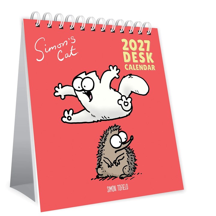 Simon’s Cat Easel Desk Calendar 2027
