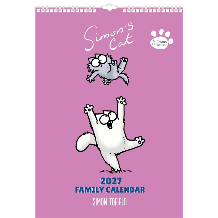 Simon's Cat A3 Family Planner 2027