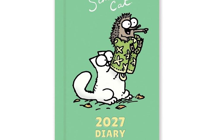 Simon's Cat Slim Diary 2027