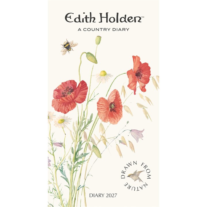 Edith Holden, A Country Diary Slim Diary 2027