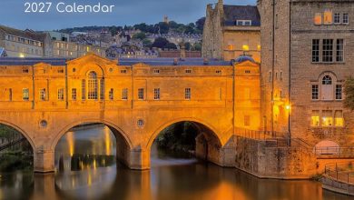 Bath Calendar 2027