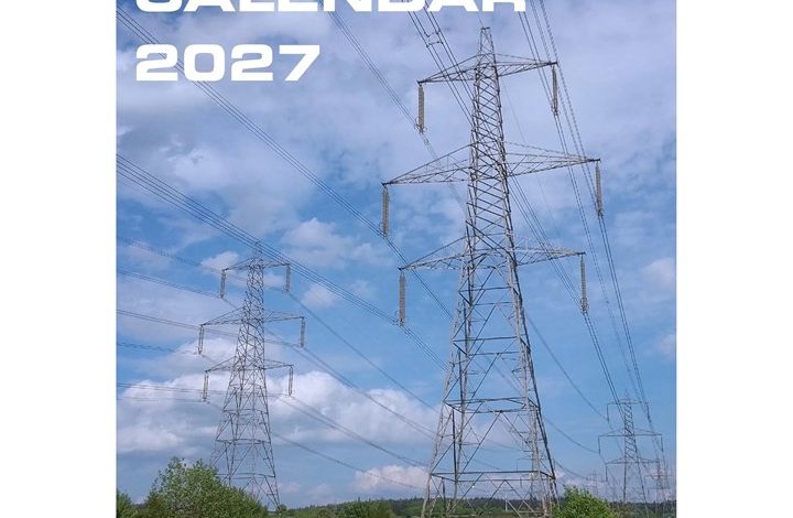 Pylons A3 Calendar 2027