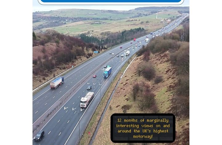 Views of the M62 A3 Calendar 2027