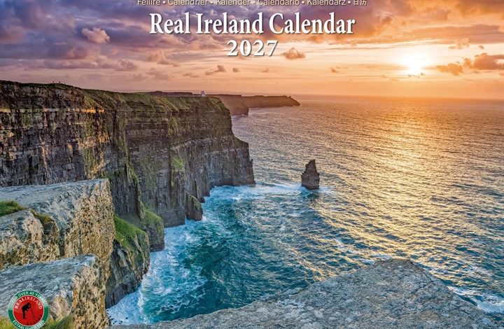 Real Ireland A4 Calendar 2027