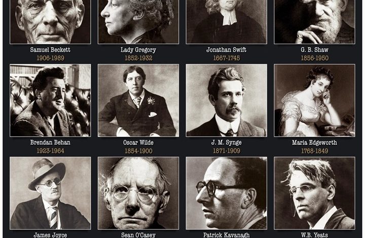 Irish Writers Mini Calendar 2027
