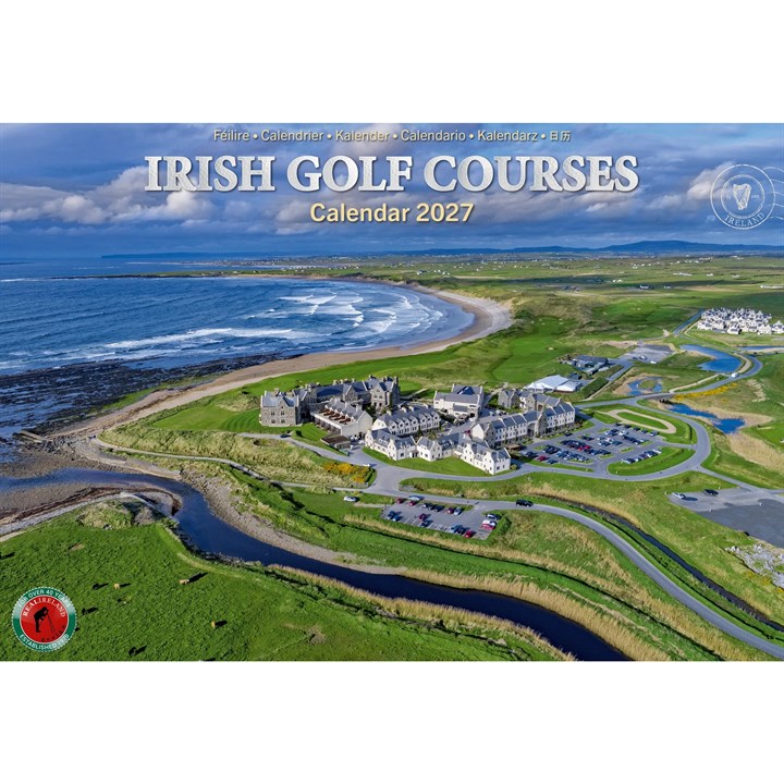 Irish Golf Courses A4 Calendar 2027