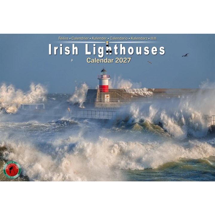 Irish Lighthouses A4 Calendar 2027