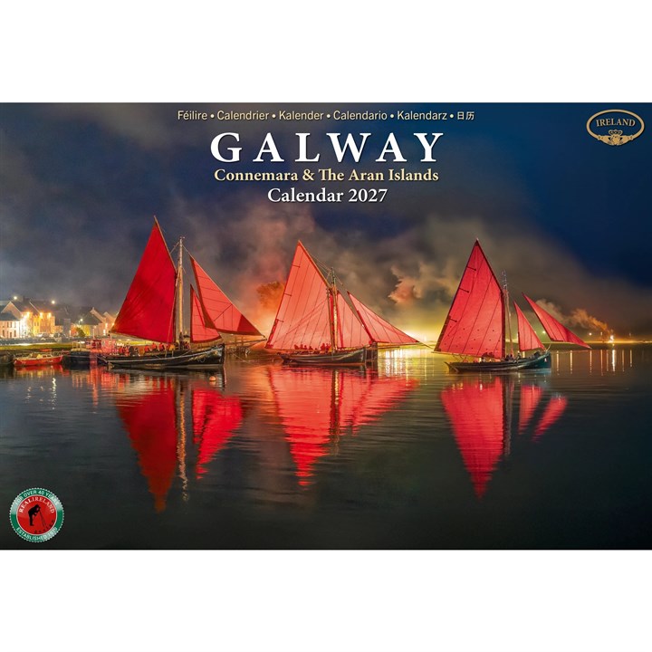 Galway, Connemara and Aran Islands A4 Calendar 2027