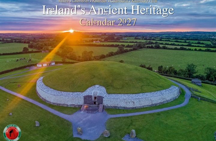 Ireland's Ancient Heritage A4 Calendar 2027
