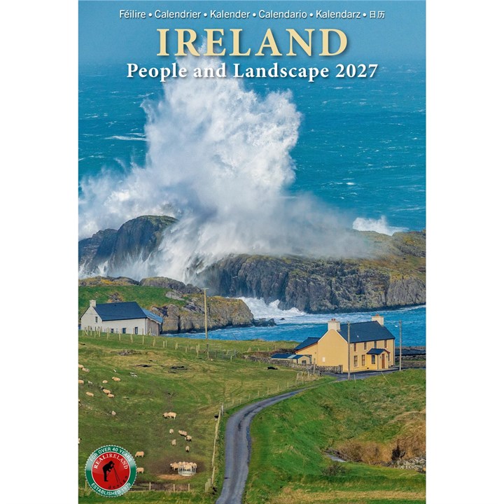Ireland, People and Landscape A5 Calendar 2027