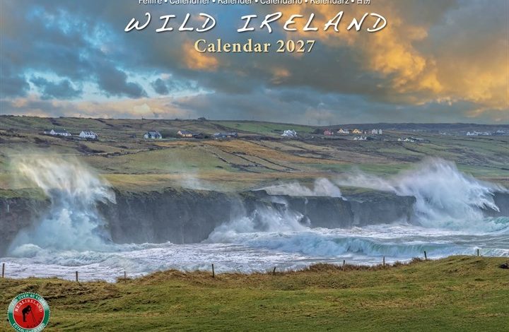 Wild Ireland A4 Calendar 2027