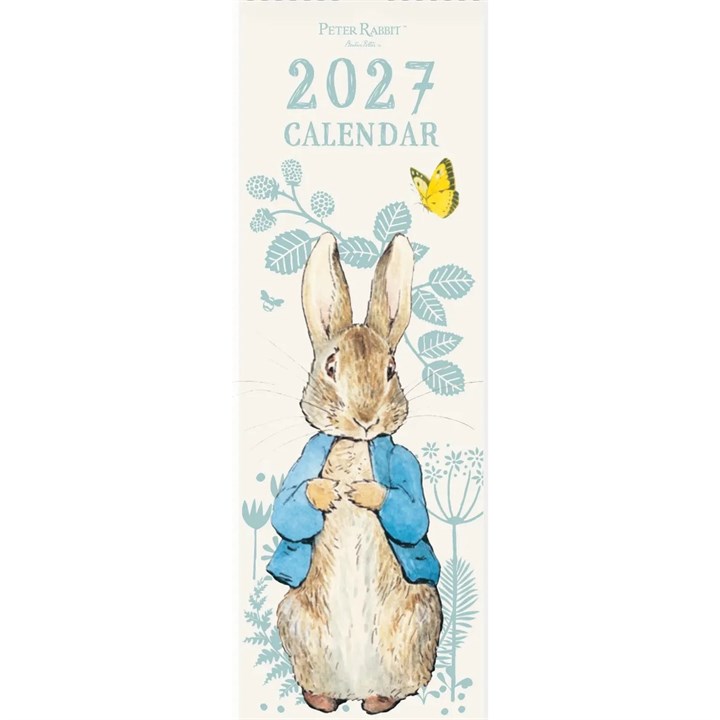 Peter Rabbit Illustrated Slim Calendar 2027