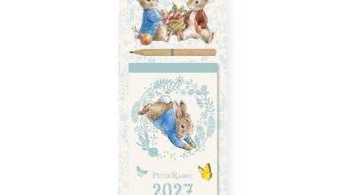 Peter Rabbit Illustrated Magnetic Slim Calendar 2027