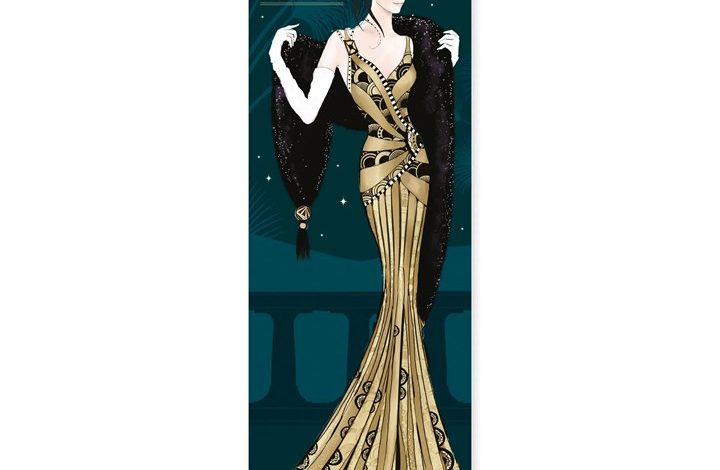 Claire Coxon Art Deco Slim Calendar 2027