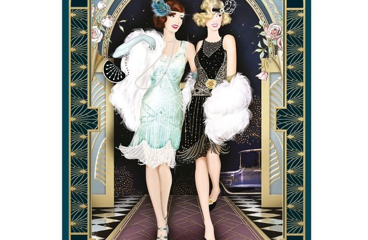 Claire Coxon Art Deco A3 Family Organiser 2027