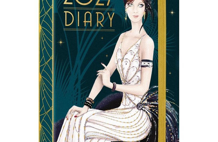 Claire Coxon Art Deco A6 Diary 2027