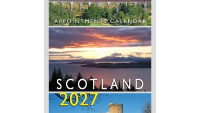 Scotland Slim Appointments Calendar 2027