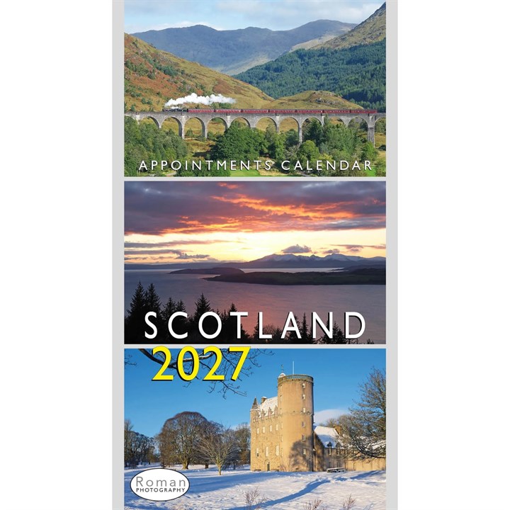 Scotland Slim Appointments Calendar 2027