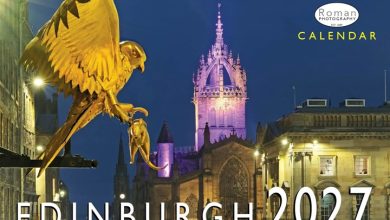Edinburgh A4 Calendar 2027