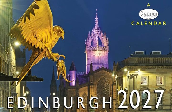 Edinburgh A4 Calendar 2027