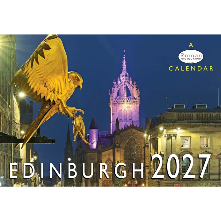 Edinburgh A4 Calendar 2027