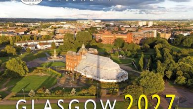 Glasgow A4 Calendar 2027