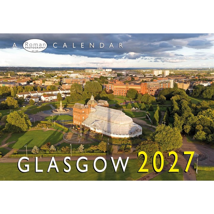 Glasgow A4 Calendar 2027