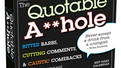 The Quotable A**hole Desk Calendar 2027