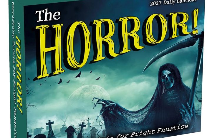The Horror Desk Calendar 2027
