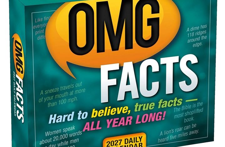 OMG Facts Desk Calendar 2027